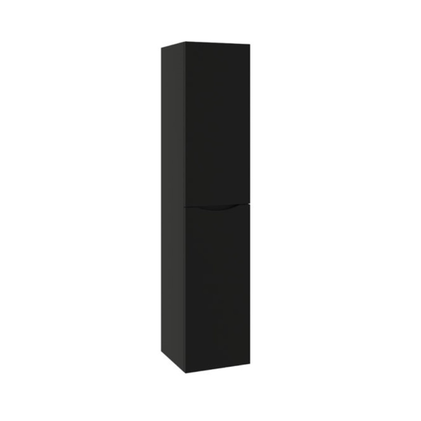 Product Cut out image of the Crosswater Glide II Matt Black Tower Unit